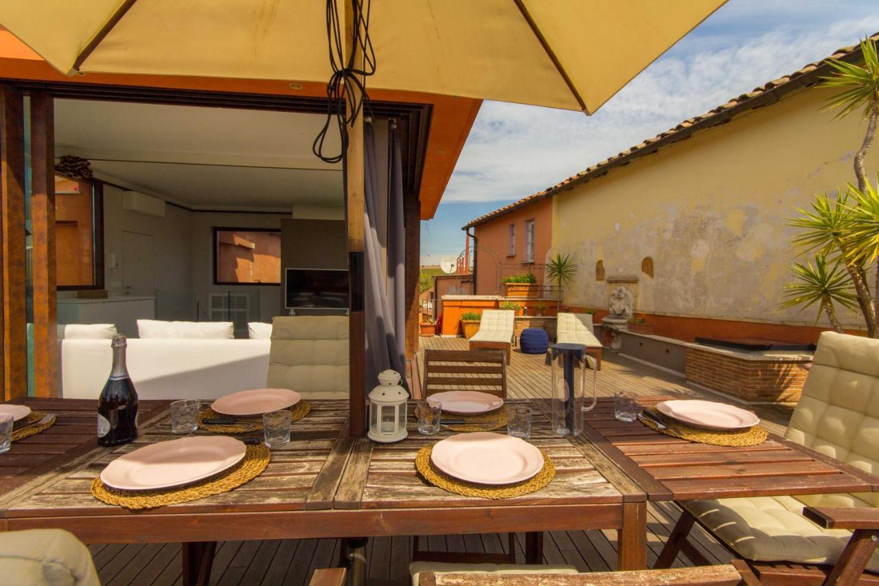 Pelliccia 11 Trastevere Penthouse روما المظهر الخارجي الصورة