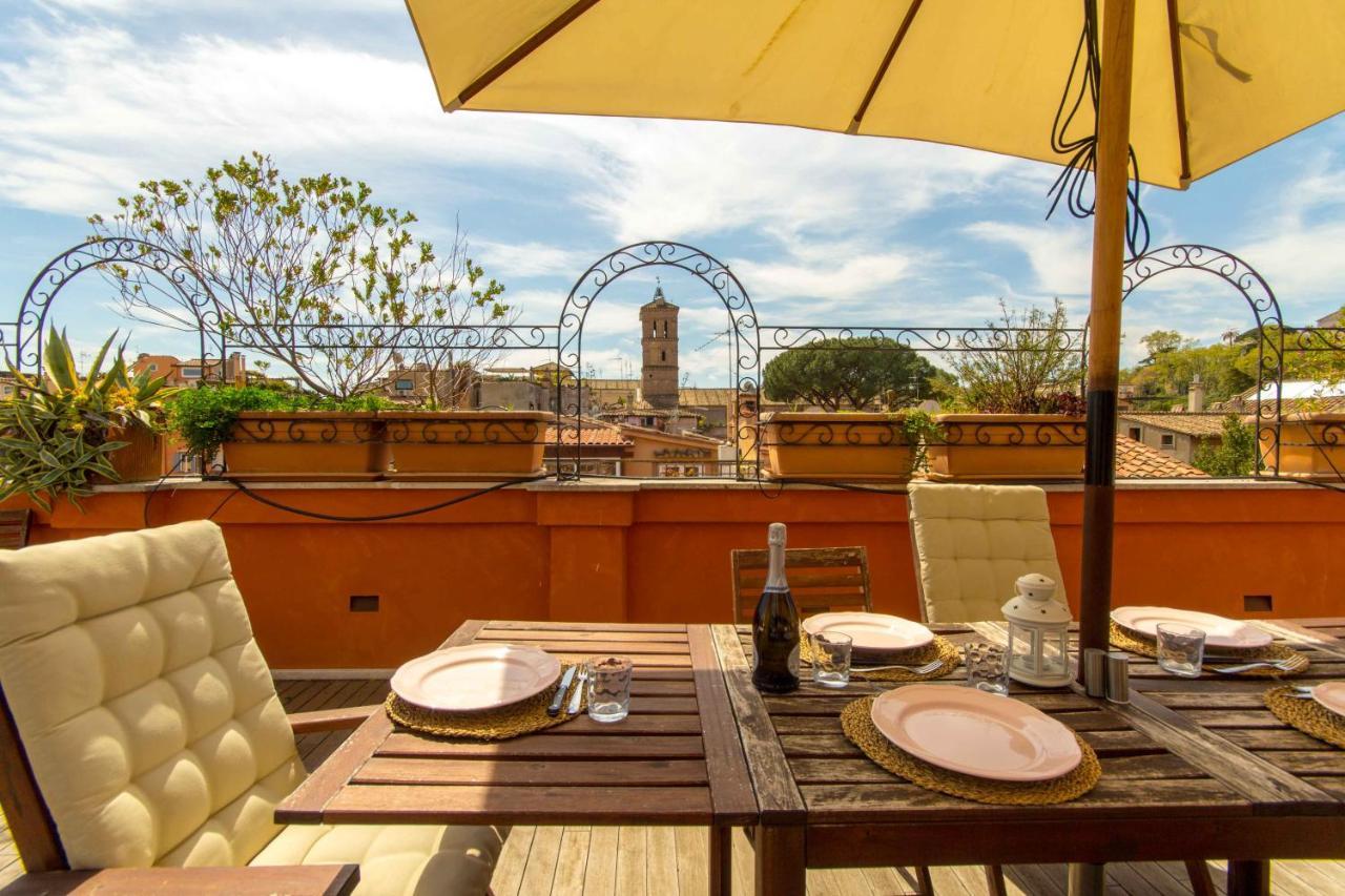 Pelliccia 11 Trastevere Penthouse روما المظهر الخارجي الصورة